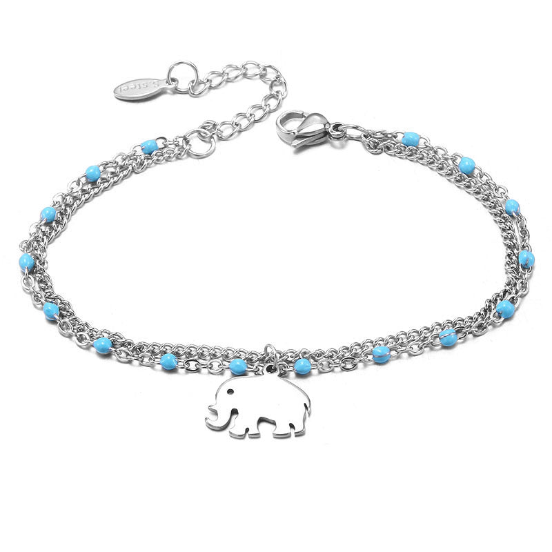 Wholesale Cross Chain Stainless Steel Tree of Life Vintage Bracelet